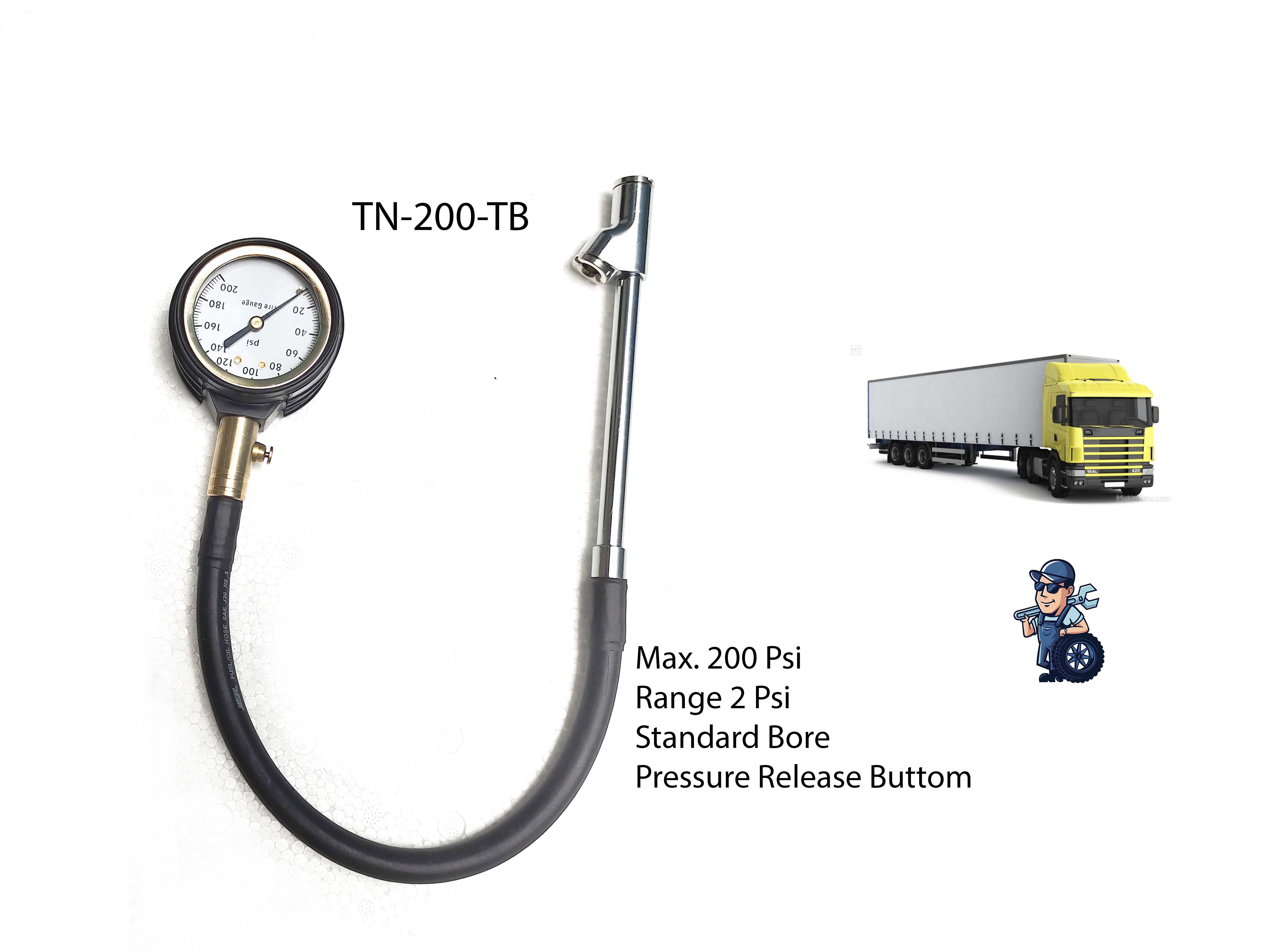 Pressure Gauge Ban Truk 200 Psi